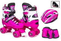 Комплект квадів із захистом Scale Sport. Pink (розмір 29-33) 1974029132