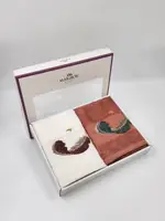 Подарунковий набір рушників Premium Bamboo 500 g/m2 50х90см 2 шт. Piuma Beyaz - Kiremit