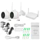 Комплект WiFi видеонаблюдения Meisort 2ch Mini Kit 20