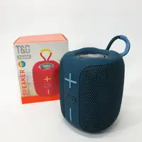 Портативна Bluetooth колонка TG658 8W з RGB підсвічуванням, акумуляторна переносна колонка. Колір: синій
