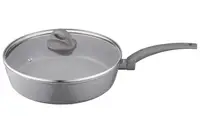 Сковорода с крышкой глубокая Ardesto Gemini Gourmet Apulia AR2428GGL 28 см серая