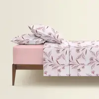Семейная постель с простыней на резинке PASTEL FLOWERS CS2