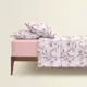 Двуспальная постель с простыней на резинке PASTEL FLOWERS CS4