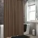 Шторка для ванной комнаты и душа Bathlux 180 x 180 см водонепроницаемый полиэстер штора занавеска в ванную, коричневая