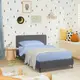 Изголовье для кровати BALI Smoky 55x100 см