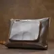 Кожаная мужская прямоугольная сумка для ноутбука GRANDE PELLE 11438 Коричневый