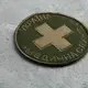 Шеврон на липучке Медицинская служба Украины 7,7 см вышитый патч нашивка медика