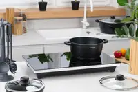 Кастрюля с крышкой Ardesto Anzio AR2420GE 20 см 2.5 л черная