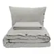 Постельное белье Lotus Home Washed cotton - Daften antracite полуторный