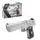 Конструктор игровой детский Пистолет Desert Eagle 528 деталь серый