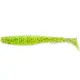10087116 U-Shad 3.5" #055 - Chartreuse/Black