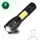 Фонарик аккумуляторный ручной Bailong BL-29 диод T6+COB зарядка от USB, фонарик led, водонепроницаемый