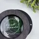 Круглая коробочка для обручальных колец со мхом и именной надписью, свадебная деревянная шкатулка под кольца