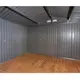Сарай металлический ECO 362,7x322x196 см серый с белым