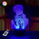 3D ночник "Годжо Сатору 4" (УВЕЛИЧЕННОЕ ИЗОБРАЖЕНИЕ) подарочная упаковка + 16 цветов + пульт ДУ 3DTOYSLAMP