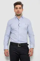 Рубашка мужская с принтом, цвет белый, 214R7169