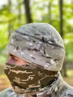 Шапка тактична флісова 8580 камуфляж