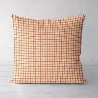 Подушка декоративная Soft Рыжая клетка 45x45 см (45PST_23O002)