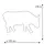 Коллекционная статуэтка корова Clarabelle the Wine Cow, Size М