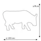 Коллекционная статуэтка корова Clarabelle the Wine Cow, Size М