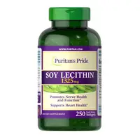Натуральная добавка Puritan's Pride Soy Lecithin 1325 mg 250 капсул
