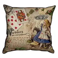 Подушка с мешковины Wonders are everywhere 45x45 см (45PHB_WON012_BR)
