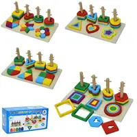 Деревянная игрушка Геометрика MD 1979 30х15х11 см