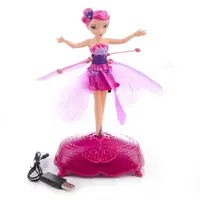 Сенсорна літаюча лялька Фея Flying Fairy, 18 см ∙ Інтерактивна іграшка для дівчаток з керуванням рукою