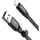 Кабель Baseus Two-in-one Portable Android/iOS 0,23m, Black (CALMBJ-01)