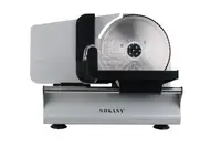 Слайсер профессиональный Sokany 500 Вт ломтерезка для мяса SK-446