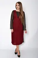 Платье женское 115R803 цвет Бордовый