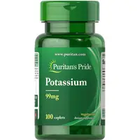 Витамины и минералы Puritan's Pride Potassium 99 mg, 100 каплет