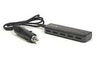 Автомобильное зарядное устройство для PowerPlant UB-860 5xUSB:12-24V, 7.2A