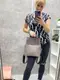 Пудра - большой рюкзак Lady Bags, натуральный замш - школа, институт (2031-1)