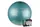 Мяч для фитнеса PowerPlay 4001 с насосом, 75 см, Green