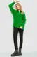 Свитер женский oversize, цвет зеленый, 204R169