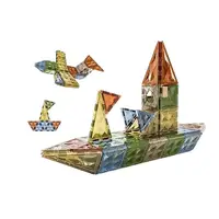 Конструктор магнітний Magic Magnetic Blocks, 78 деталей, інструкція. Multicolor (156198)