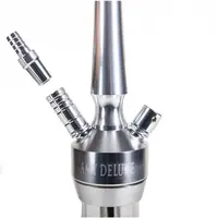Кальян AMY Deluxe 068.01 Alu Luna висота 80 см на 1 персону прозорий