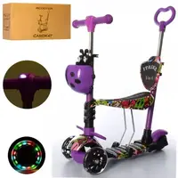 Самокат беговел I-Trike Maxi 5в1 JR3-058-L-WP2 фиолетовый