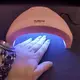 УФ лампа для гель-лака SUN ONE LED UV Lamp 48 W для полимеризации, наращивания ногтей USB Розовая