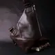 Стильная мужская сумка на плече из натуральной кожи GRANDE PELLE 11669 Коричневая