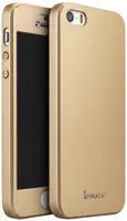 Чехол-накладка Ipaky 360 PC Full Protection Case Apple iPhone SE/5s/5  Gold