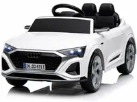 Детский электромобиль Audi SQ8 12V белый с пультом управления Diego