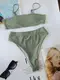Купальник женский раздельный 5023-khaki-L хаки