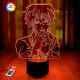 3D ночник "Рин Окумура" (УВЕЛИЧЕННОЕ ИЗОБРАЖЕНИЕ)+ пульт ДУ + сетевой адаптер + батарейки (3ААА)  3DTOYSLAMP