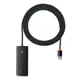 HUB адаптер Baseus Lite Series 4-Port USB-A HUB Adapter (USB-A to USB 3.0*4/1Type-C)  |2m, 3A, 500MB/s|