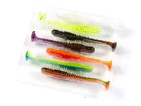 Віброхвіст силікон. TIOGA LJ Pro Series 2,9 " MIX1 7шт