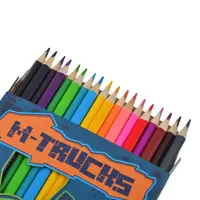 Набір кольорових олівців YES M-Trucks 290543 18 кольорів