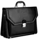 Большой мужской портфель из эко кожи AMO SST01 чёрный