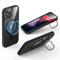 Чохол ESR для iPhone 15 Pro Max - Classic Kickstand Halolock (MagSafe), Cleare/Black (4894240176573)